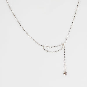 Elements champagne diamond necklace