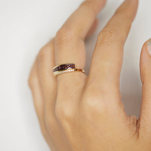 Galaxy sapphire diamond Future band