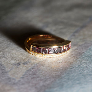 Galaxy sapphire diamond Future band