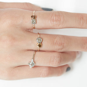 Galaxy double diamond ring