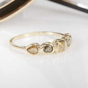 Stardust multi diamond band