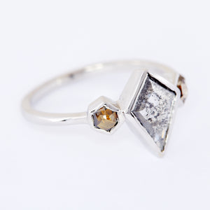 XW Bridal kite diamond ring