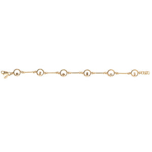 Gravity small hoop bracelet