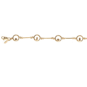 Gravity small hoop bracelet