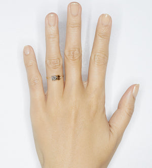 Galaxy double diamond ring