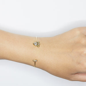 Heart of Light diamond cuff
