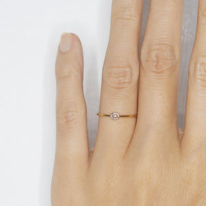 XW Bridal rose cut oval diamond ring