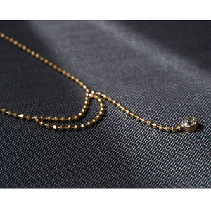 Elements champagne diamond necklace