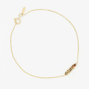 Stardust three diamond bracelet