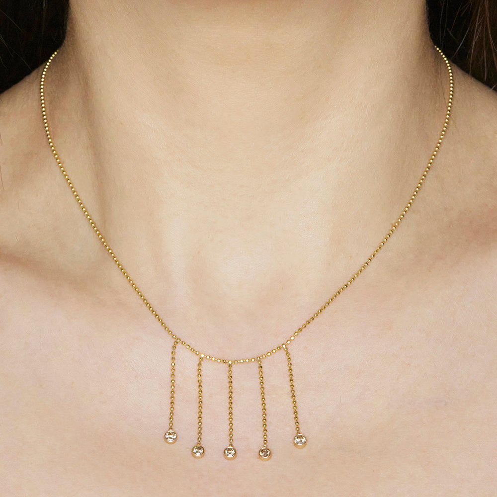 Elements five diamonds necklace