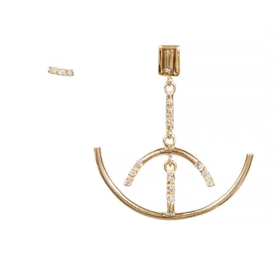 Gravity balance earrings