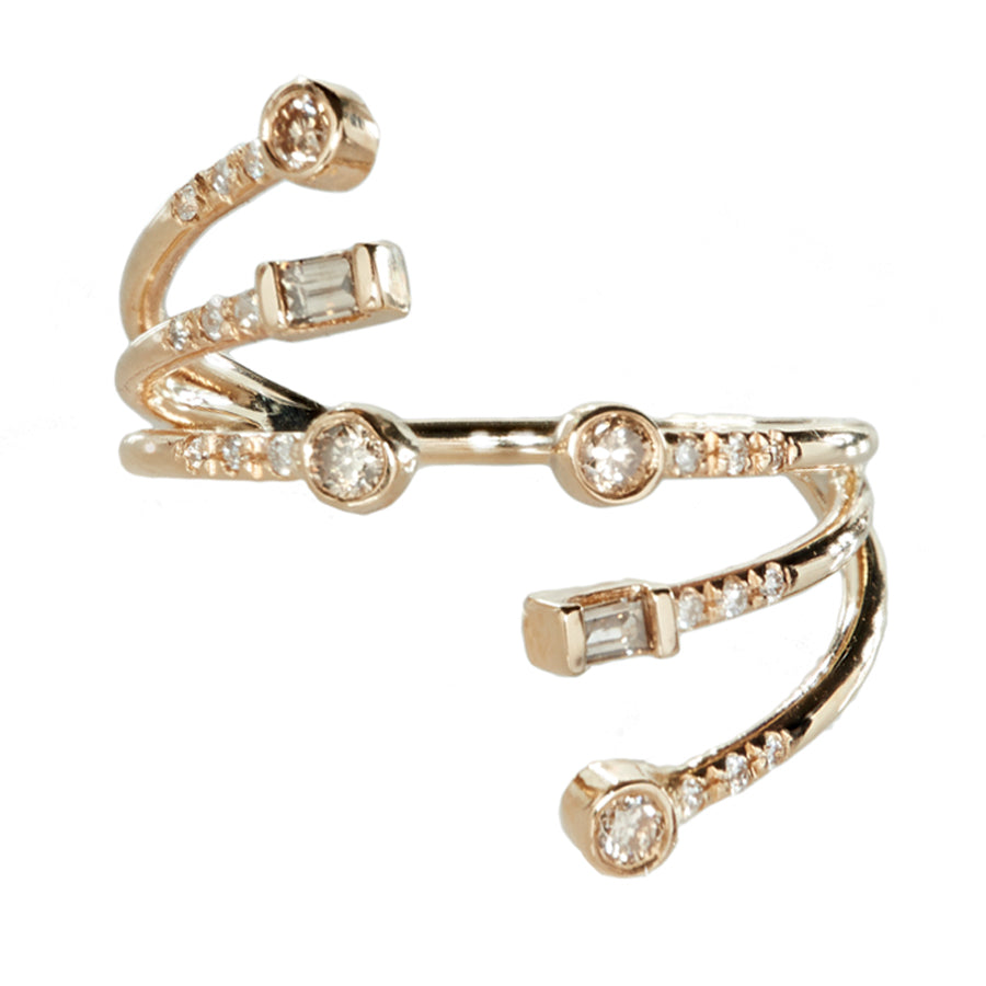 Gravity triple wrap Ring