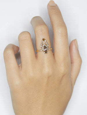 Comet diamond Ring
