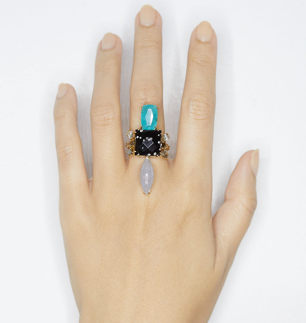 Galaxy Rare diamond statement ring