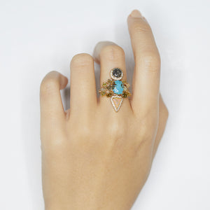 Galaxy Rare ciel diamond ring