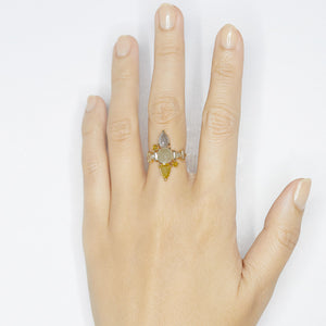 natural color diamond Galaxy ring