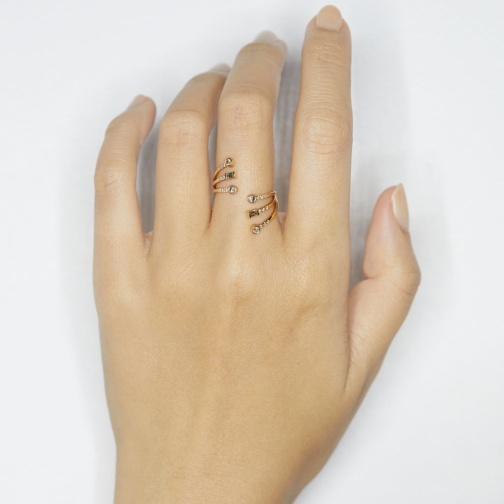 Gravity triple wrap Ring