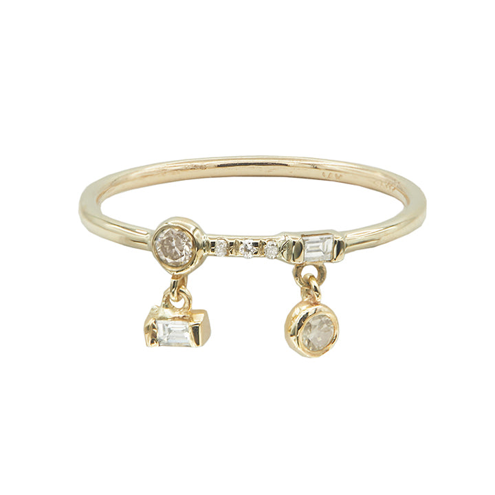 Gravity diamond balance shake ring