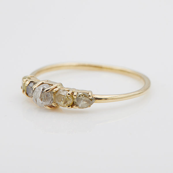 Natural Herkimer Diamond Ring, Natural Raw Diamond Crystal Silver Ring-RR099  | eBay