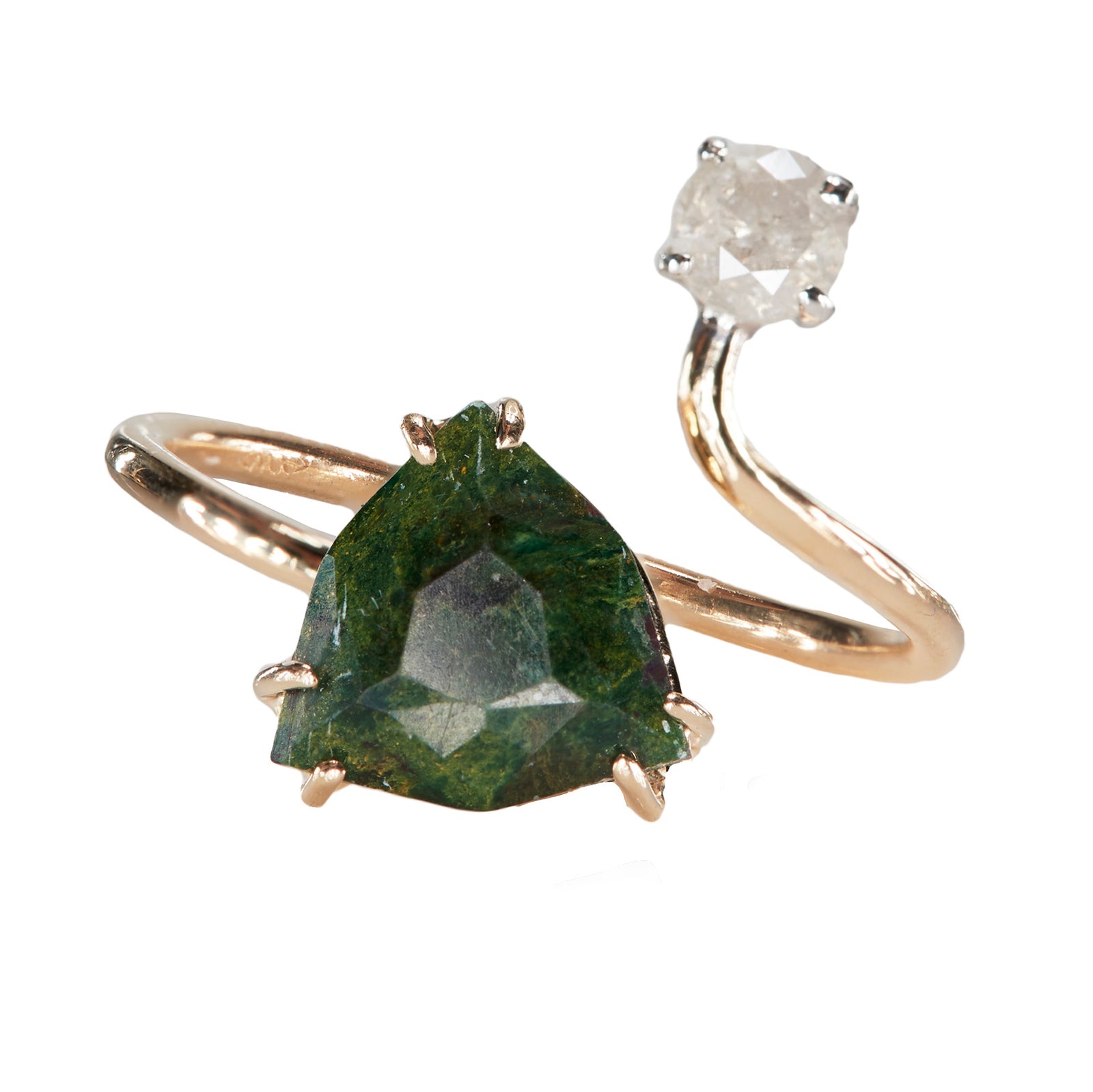 Galaxy Rare verdite diamond ring