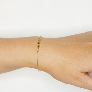 Stardust multi natural color diamond bracelet