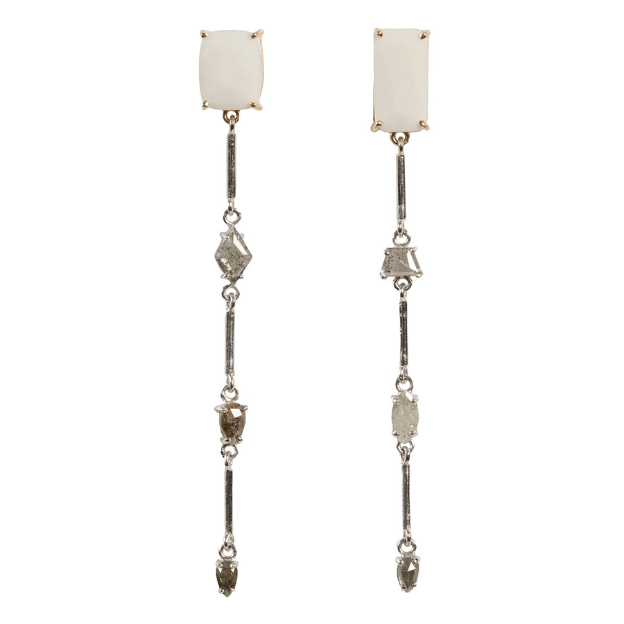 Galaxy Rare Priceite diamond earrings