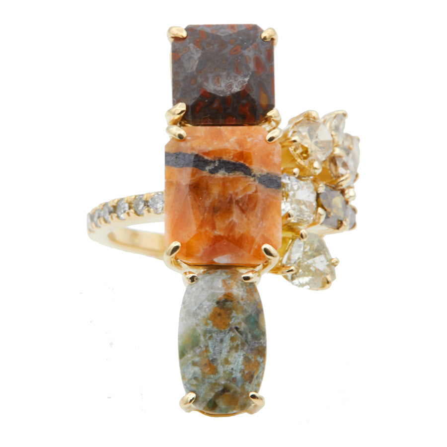 Galaxy Rare Jupiter diamond ring