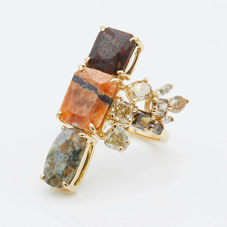 Galaxy Rare Jupiter diamond ring